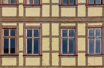 Fachwerkhausfassade, Quedlinburg