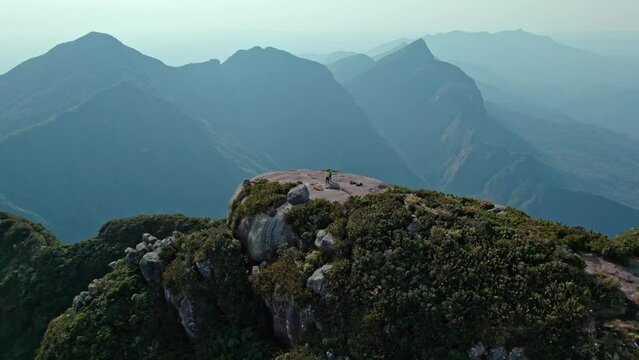 Imagens a&eacute;reas Pico Paran&aacute; e Caratuva - Montanhas Serra do Ibitiraquire 