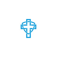 cross logo with shield inspiration
