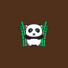 Baby Panda Mascot Logo Design