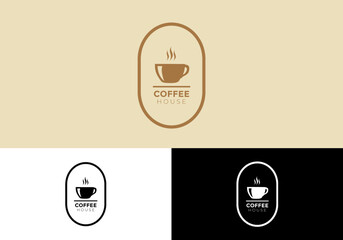 coffee house logo, suitable for coffee shop