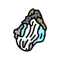 asbestos material color icon vector. asbestos material sign. isolated symbol illustration