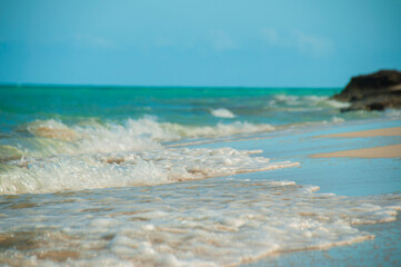 Fototapeta premium Waves on the beach