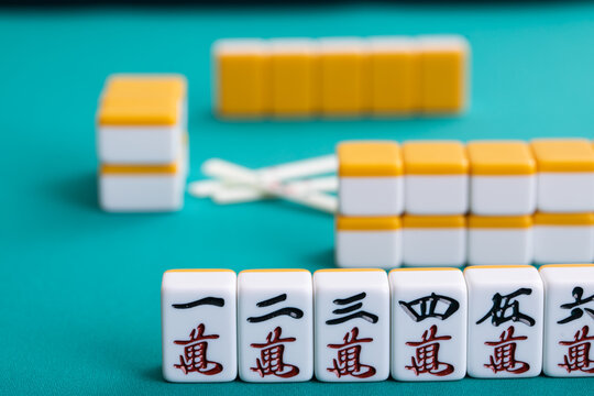 麻雀の牌　Mahjong