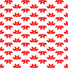 Subtle vector geometric texture with small geometric rounded rectangle shapes. Abstract minimalist modern seamless pattern. Simple minimal background in red and white color. Delicate repeat design