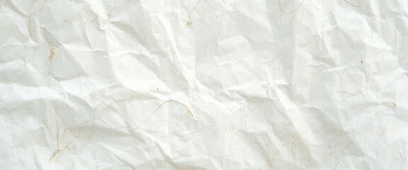 Brown wrinkled paper, Japanese handmade mulberry crumpled paper texture background, banner, wallpaper, poster