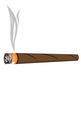 Marijuana Cigar Illustration

