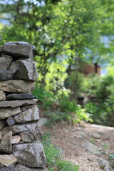 돌탑, 석탑, 풍경