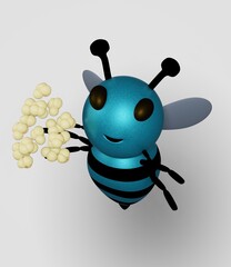Pop corn and Bee