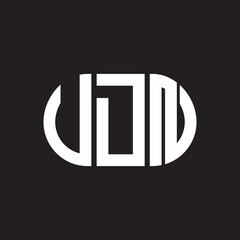 VDN letter logo design. VDN monogram initials letter logo concept. VDN letter design in black background.