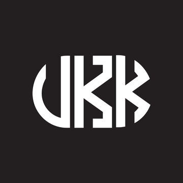 VKK letter logo design. VKK monogram initials letter logo concept. VKK letter design in black background.