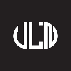 VLN letter logo design. VLN monogram initials letter logo concept. VLN letter design in black background.