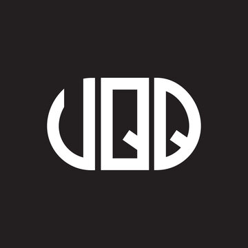 VQQ letter logo design. VQQ monogram initials letter logo concept. VQQ letter design in black background.