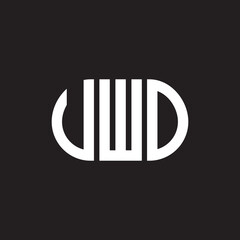 VWO letter logo design. VWO monogram initials letter logo concept. VWO letter design in black background.
