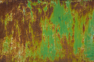 Fototapeta na wymiar The core of corrosion