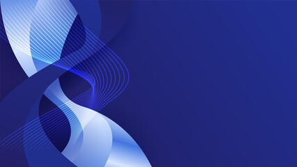 Modern dark blue abstract background paper shine and layer element vector for presentation design. Suit for business, corporate, institution, party, festive, seminar, and talks.