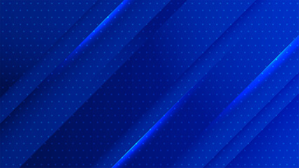 Modern dark blue abstract background paper shine and layer element vector for presentation design. Suit for business, corporate, institution, party, festive, seminar, and talks.