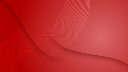 Modern red abstract background paper shine and layer element vector for presentation design. Suit for business, corporate, institution, party, festive, seminar, and talks.