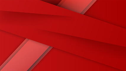 Obraz premium Modern red abstract background paper shine and layer element vector for presentation design. Suit for business, corporate, institution, party, festive, seminar, and talks.