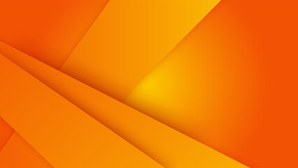 Modern orange yellow abstract background paper shine and layer element vector for presentation design. Suit for business, corporate, institution, party, festive, seminar, and talks.