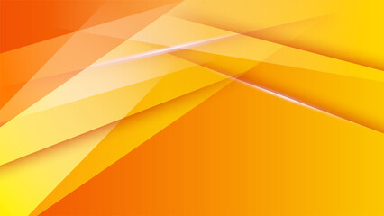 Modern orange yellow abstract background paper shine and layer element vector for presentation design. Suit for business, corporate, institution, party, festive, seminar, and talks.