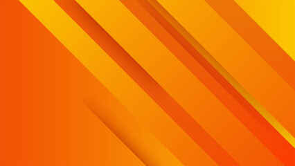 Modern orange yellow abstract background paper shine and layer element vector for presentation design. Suit for business, corporate, institution, party, festive, seminar, and talks.