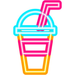 Drink Neon Icon