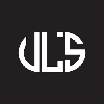 VLS letter logo design. VLS monogram initials letter logo concept. VLS letter design in black background.