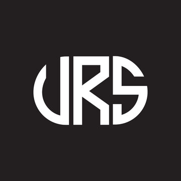 VRS letter logo design. VRS monogram initials letter logo concept. VRS letter design in black background.