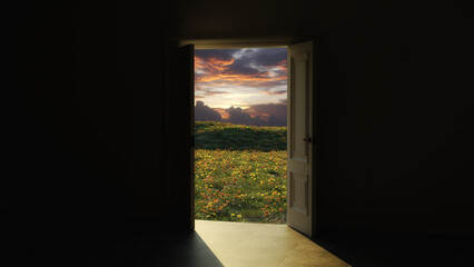 A door to beautiful place