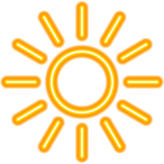 Weather Sun Neon © anna_leni