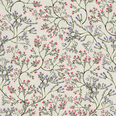Chinoiserie Wild Flower (Pink and Purple)