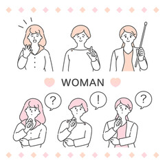 大人女性アバターバラエティセット