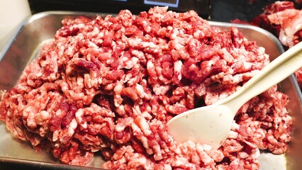 minced meat in a bowl