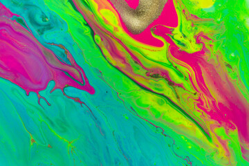 Beautiful fluorescent artwork for decoration