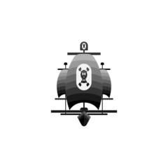 ship ikon design illustration