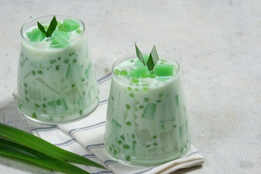 Buko salad or buko pandan, usually sliced ​​as a young coconut salad,is a Filipino fruit salad dessert made from chunks of fresh young coconut with sweetened milk or cream and various other ingredient