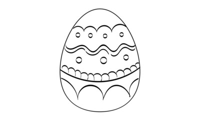  Easter egg design for print or use as poster, card, flyer or T Shirt