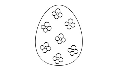  Easter egg design for print or use as poster, card, flyer or T Shirt