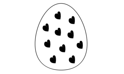  Easter egg design for print or use as poster, card, flyer or T Shirt