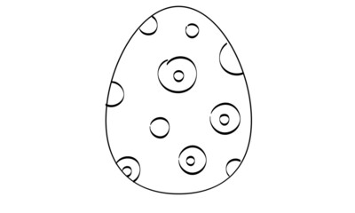  Easter egg design for print or use as poster, card, flyer or T Shirt