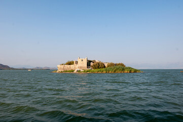 old castle in the sea