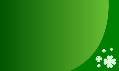 Green St. Patrick theme background. Suitable for banner, backdrop, card, poster, or other printing press.
