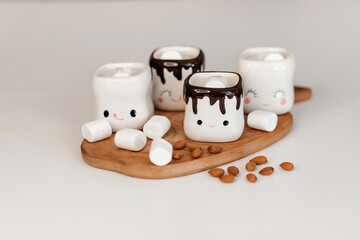 mugs for marshmallows, cute mugs, mugs