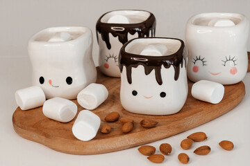 mugs for marshmallows, cute mugs, mugs