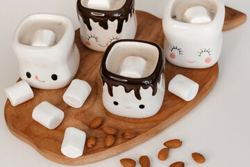 mugs for marshmallows, cute mugs, mugs