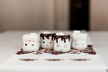 mugs for marshmallows, cute mugs, mugs