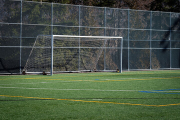 Sports Filed Details - Lines, Patterns, Turf, Goals