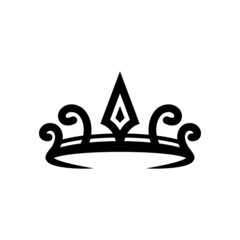 Tiara icon design template vector isolated illustration © haris
