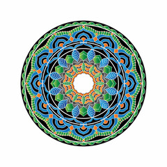 mandala vector template image